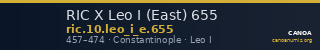 RIC X Leo I (East) 655 — CANOA