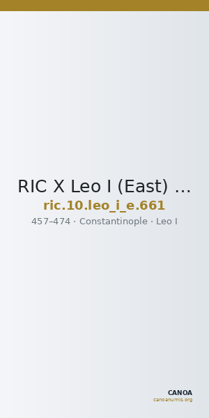 RIC X Leo I (East) 661 — CANOA