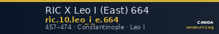 RIC X Leo I (East) 664 — CANOA