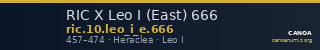 RIC X Leo I (East) 666 — CANOA