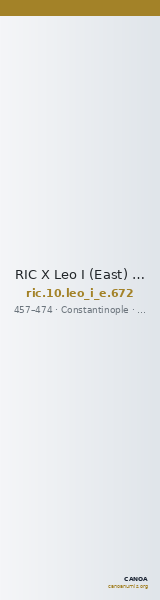 RIC X Leo I (East) 672 — CANOA
