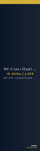RIC X Leo I (East) 674 — CANOA