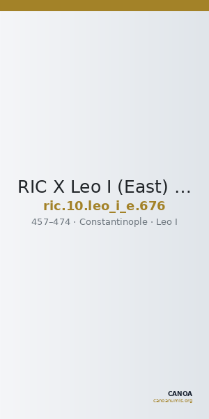 RIC X Leo I (East) 676 — CANOA