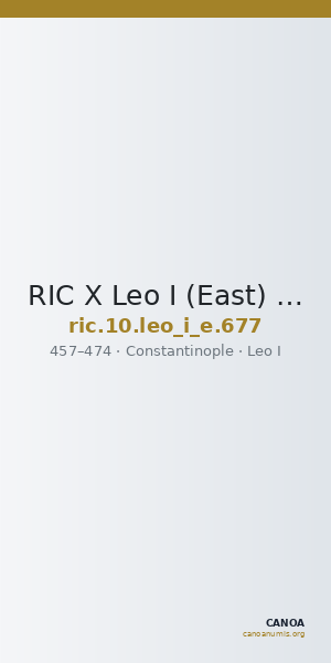 RIC X Leo I (East) 677 — CANOA