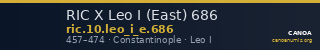 RIC X Leo I (East) 686 — CANOA