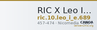 RIC X Leo I (East) 689 — CANOA
