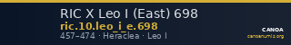 RIC X Leo I (East) 698 — CANOA