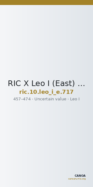 RIC X Leo I (East) 717 — CANOA