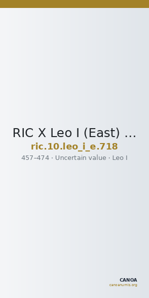 RIC X Leo I (East) 718 — CANOA