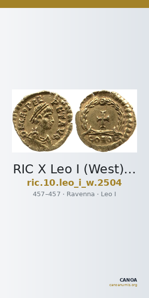 RIC X Leo I (West) 2504 — CANOA