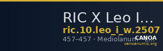 RIC X Leo I (West) 2507 — CANOA