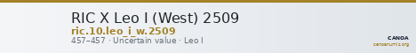 RIC X Leo I (West) 2509 — CANOA
