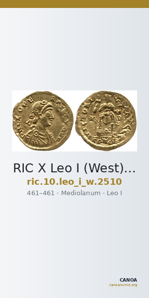 RIC X Leo I (West) 2510 — CANOA