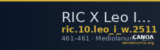 RIC X Leo I (West) 2511 — CANOA