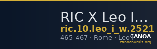 RIC X Leo I (West) 2521 — CANOA