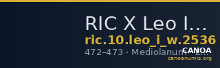 RIC X Leo I (West) 2536 — CANOA