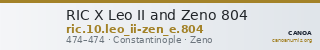 RIC X Leo II and Zeno 804 — CANOA