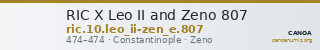 RIC X Leo II and Zeno 807 — CANOA