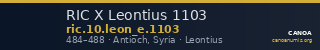 RIC X Leontius 1103 — CANOA