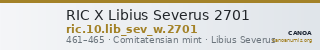 RIC X Libius Severus 2701 — CANOA