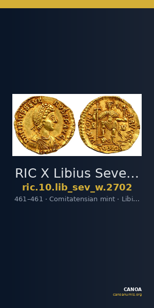 RIC X Libius Severus 2702 — CANOA