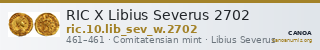 RIC X Libius Severus 2702 — CANOA