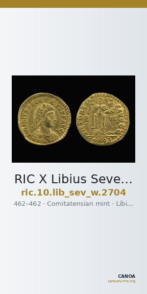 RIC X Libius Severus 2704 — CANOA