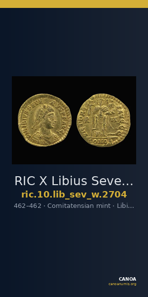 RIC X Libius Severus 2704 — CANOA