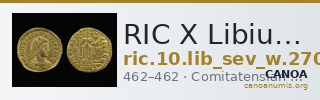 RIC X Libius Severus 2704 — CANOA