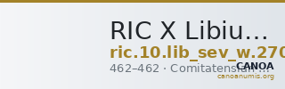 RIC X Libius Severus 2706 — CANOA