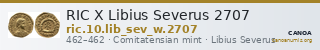 RIC X Libius Severus 2707 — CANOA