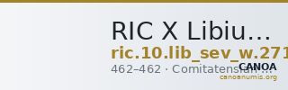RIC X Libius Severus 2710 — CANOA