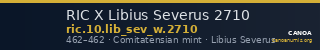 RIC X Libius Severus 2710 — CANOA
