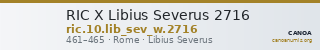RIC X Libius Severus 2716 — CANOA
