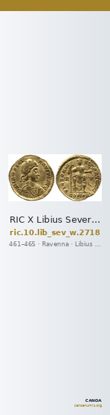 RIC X Libius Severus 2718 — CANOA