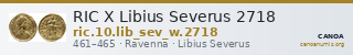 RIC X Libius Severus 2718 — CANOA