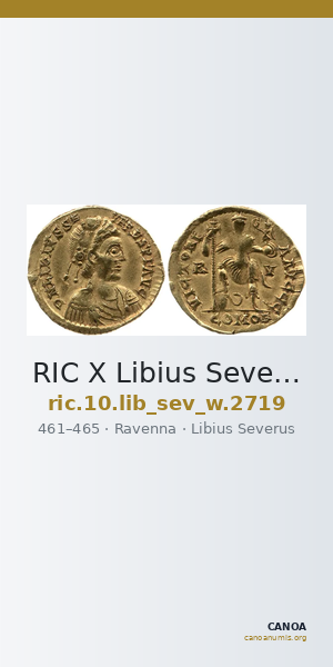 RIC X Libius Severus 2719 — CANOA