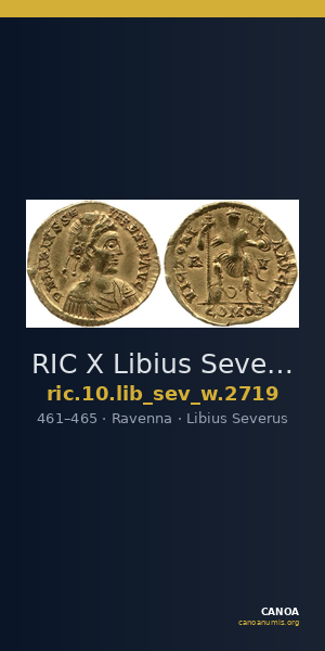 RIC X Libius Severus 2719 — CANOA