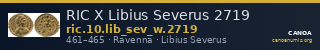 RIC X Libius Severus 2719 — CANOA