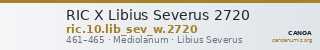 RIC X Libius Severus 2720 — CANOA