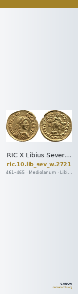 RIC X Libius Severus 2721 — CANOA