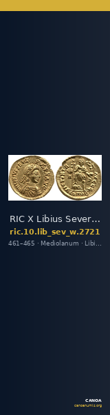 RIC X Libius Severus 2721 — CANOA