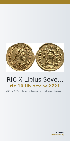 RIC X Libius Severus 2721 — CANOA