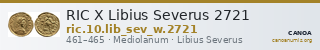 RIC X Libius Severus 2721 — CANOA