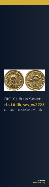 RIC X Libius Severus 2723 — CANOA