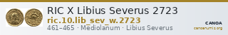 RIC X Libius Severus 2723 — CANOA