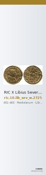 RIC X Libius Severus 2725 — CANOA