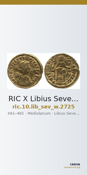 RIC X Libius Severus 2725 — CANOA