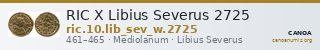 RIC X Libius Severus 2725 — CANOA