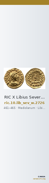 RIC X Libius Severus 2726 — CANOA